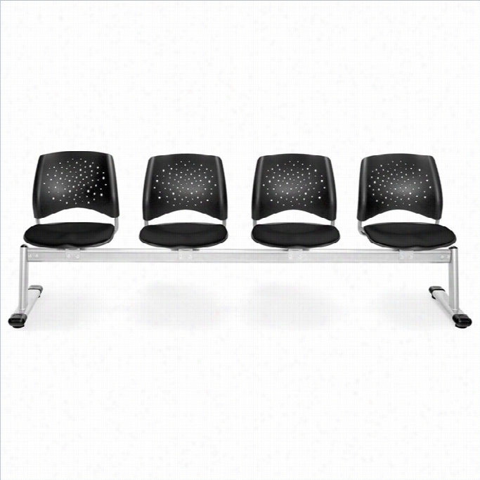 Ofm Star 4 Shine Seating With Seats In Black