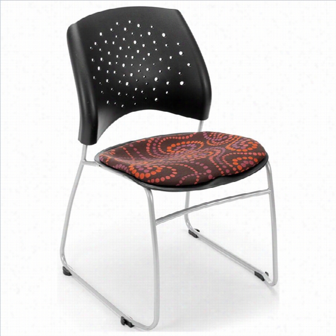 Ofm Star Stack Stacking Chair In Browneygirl