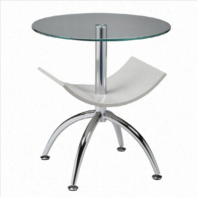 Pastel Furniture Janice24x36 Recttangular Glass Top Coffee Table In Stainless Steel