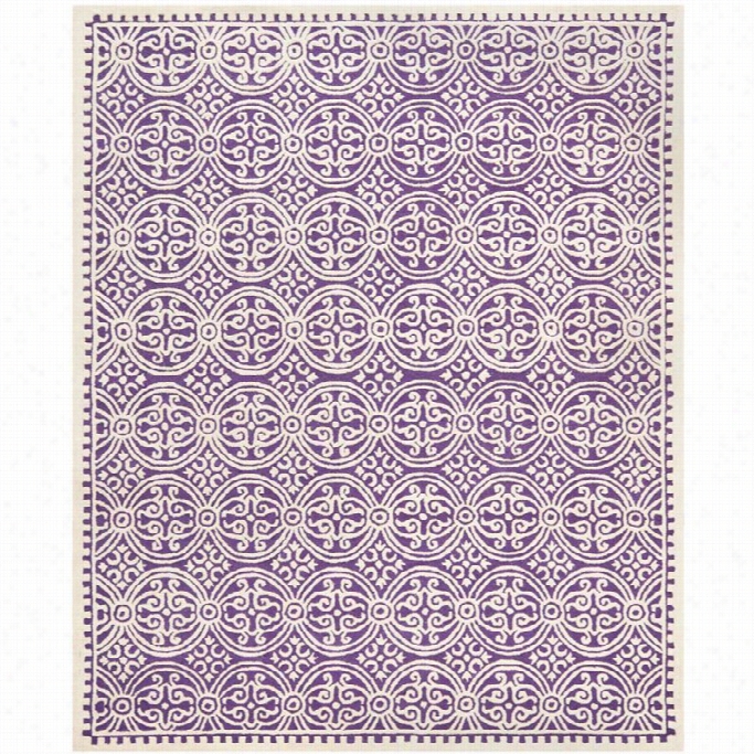 Safaieh Cambridge Purple Transitional Rug - 10' X 14'