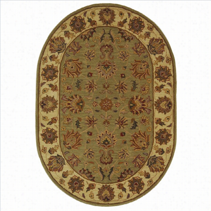 Safavieh Heritage Oval Ru G In Flourishing / Gold