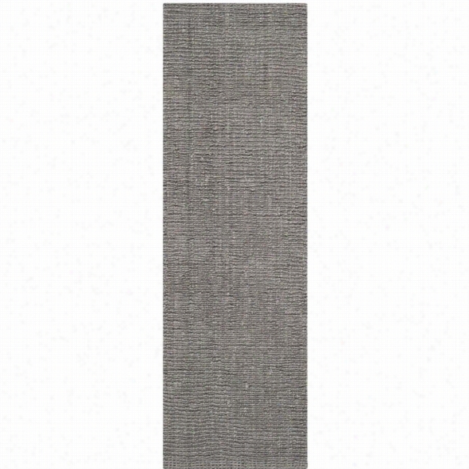 Safavieh Natural Fiber Light Grey Area Rug - Runner 2' 6  X6'