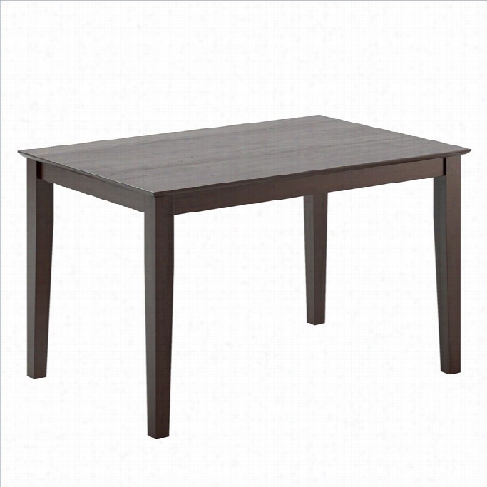 Sonax Corliving Dark Cocoa Stainned 30 X 47 Dining Table