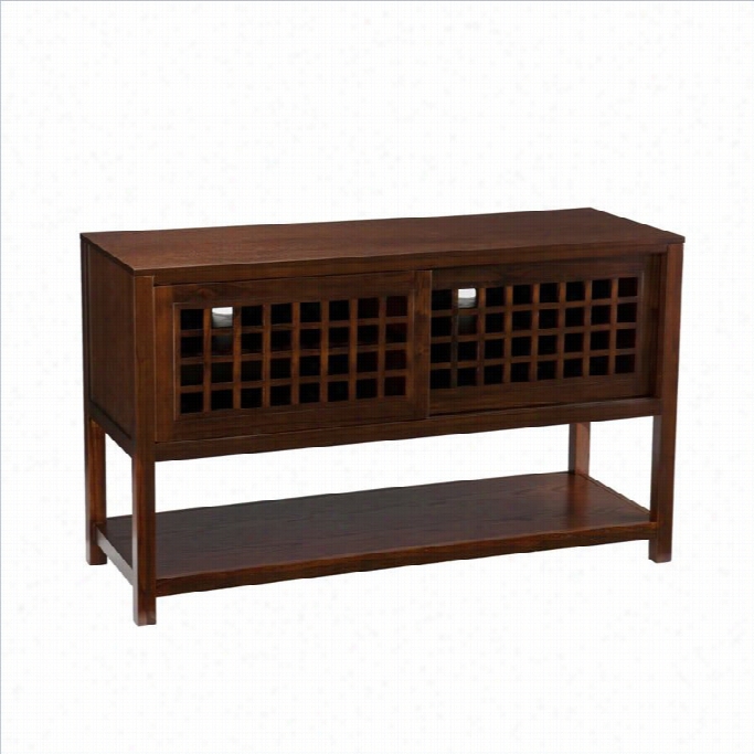 Southern  Enterprises Akita Media Console In Espresso