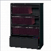 Hirsh Industries 10000 Series 4 Drawer Lateral File Cabinet File in Black