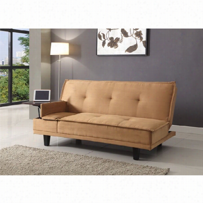 Summit Furniture Berkeely F Abric Convert Ib Ls Sofa In Brown