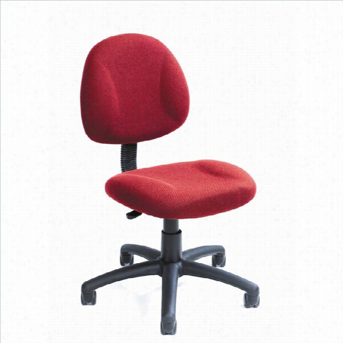 Boss Office Products Adjustablr Dx Fabric Ppostur Eoffice Chair I N Burgundy