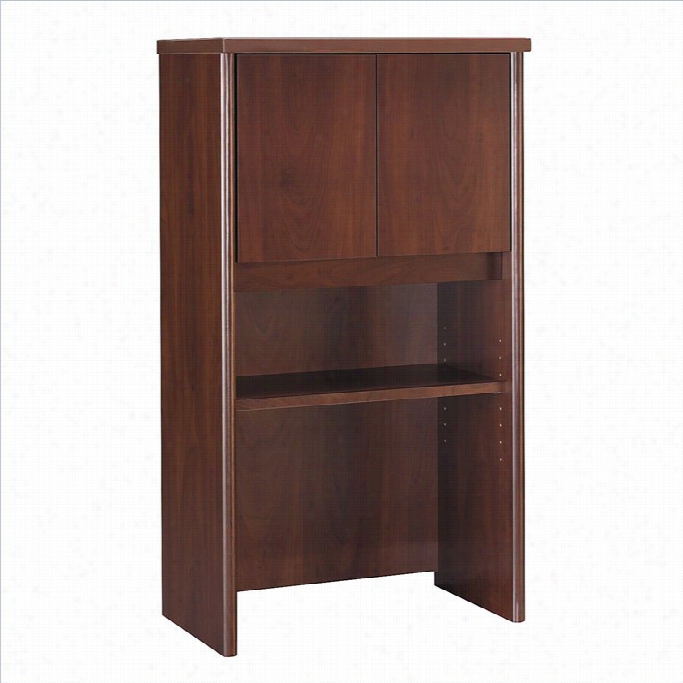 Bush Bbf Series C 24w Hutch In Hansen Cherry