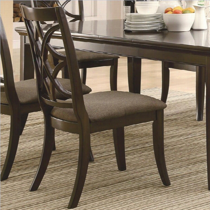 Coaster Meredith Dining Chairman With Fabric Ushion Seating