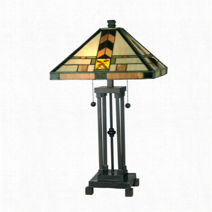 Vale Tiffany Mart In Mission Style Table Lamp