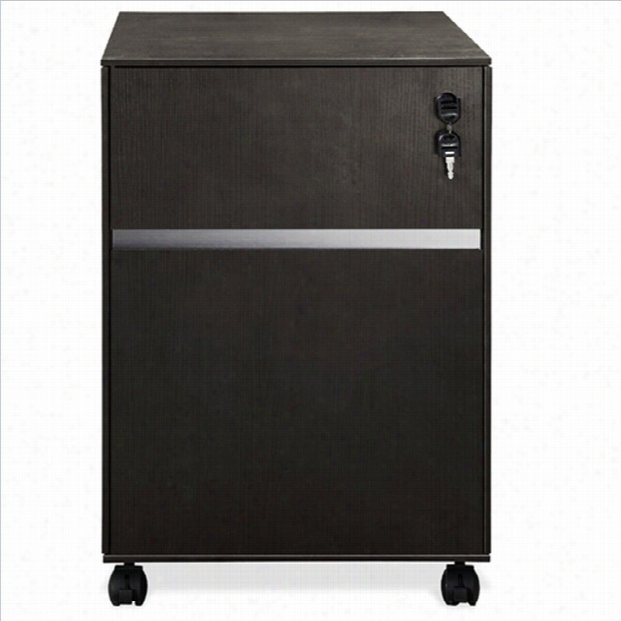 Jesper Office 300 Collection Mobil Epedestal In Espresso