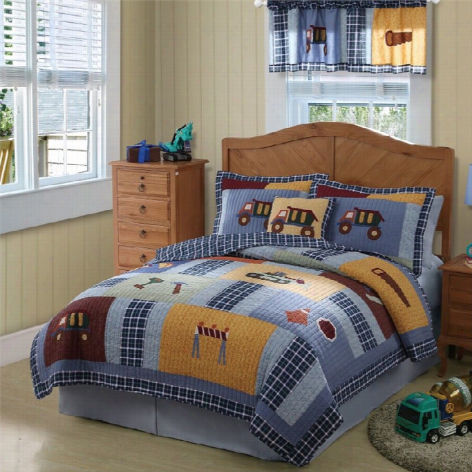 Pe M America Structure Full Or Queen Quilt With 2 Shams