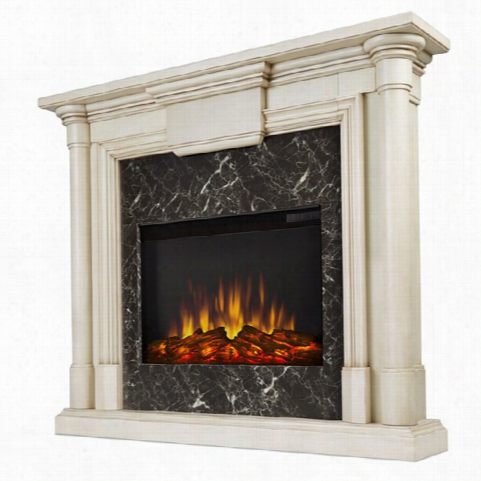 Real Flame Maxwell Iindoor Sli M E Lectric Fireplace I Antique White