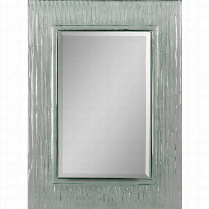 Renwil Chrysopal Mirror In Wave Pattern Frame