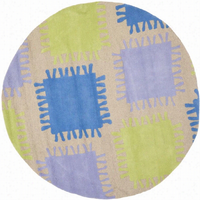 Saavieh Safavieh Kids Round Rug In Beige / Mukti