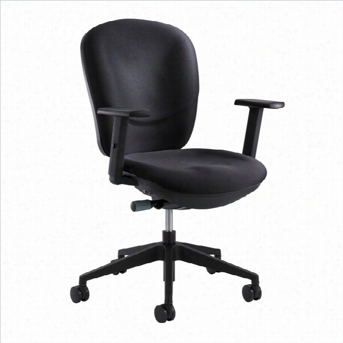 Safco Rae Task Office Chai In Black