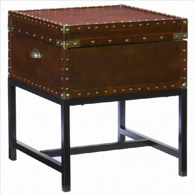 Southern Enterprises Yorkshier Storage End Table In Espresso