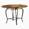 Hillsdale Montello Round Casual Dining Table in Old Steel Finish