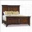 Hooker Furniture Abbott Place Panel Bed in Warm Cherry Finish-Queen