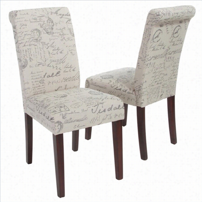 Trent Home Parisian Dining Chair In Beige (set Of 2)