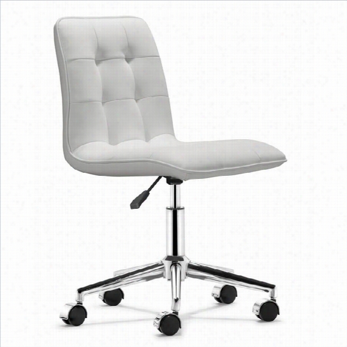 Zuo Ridicule Office Chair In White