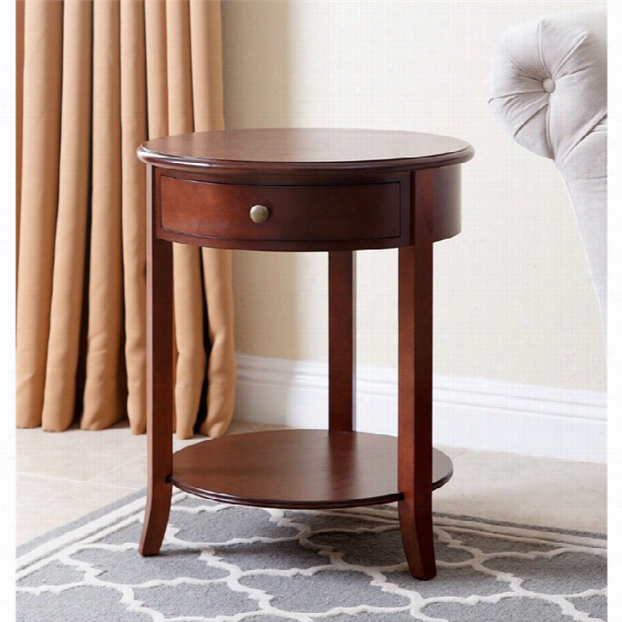 Abbyson Living Anderson   Drawer End Tabke In Light Brown