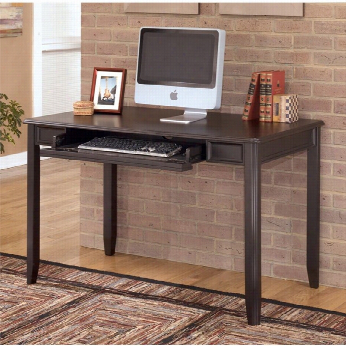 Ashley Carllyle Home Office Small Desk In Almost Black