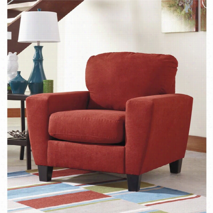 Ashley Sagen Fabric Chair In Sienna