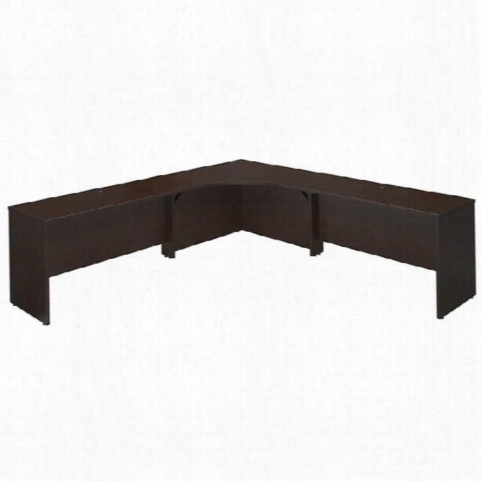 Bush Bbf Series C Elite 101 L Shaped Computer Desk In Mocha Cherry