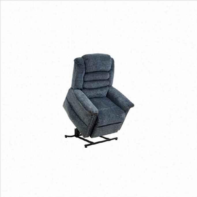 Catnaper Soothee Power Lift Full Lay-out Chaise Recliner Chair In Galaxy