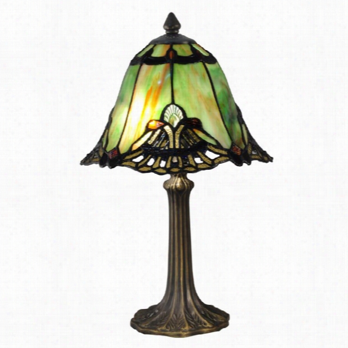 Dale Tiffaby Green Haiawa Cacent Lamp