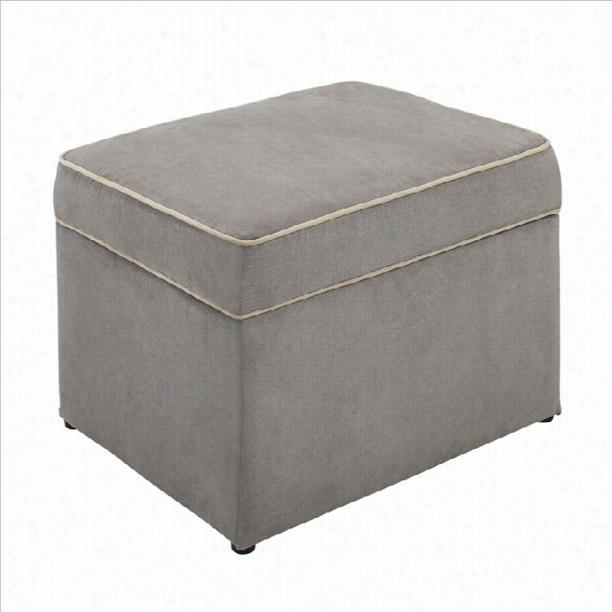 Dorel Asia Baby Reelax Abby Storage Ottoman In Dark Taupe