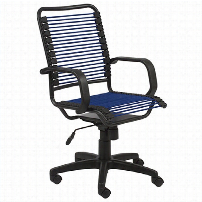 Eurostyle Bradley Bungie Office Chair In Blue/gaphite Black