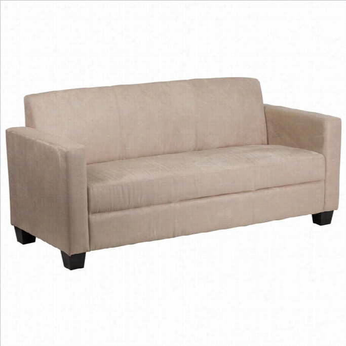 Flash Furniture Grand Series Sofa In Light Brown