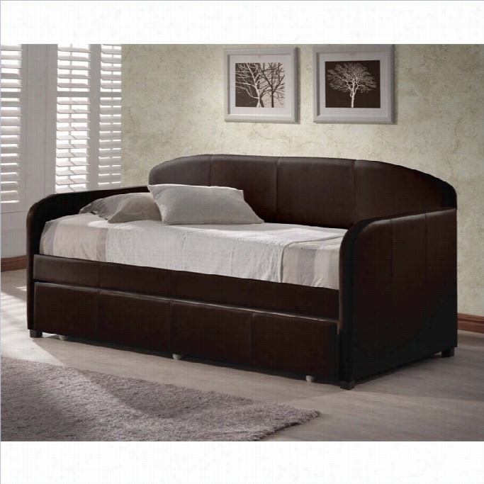 Hillsdale Springfield Daybed In B Rown Leather-without Trundle
