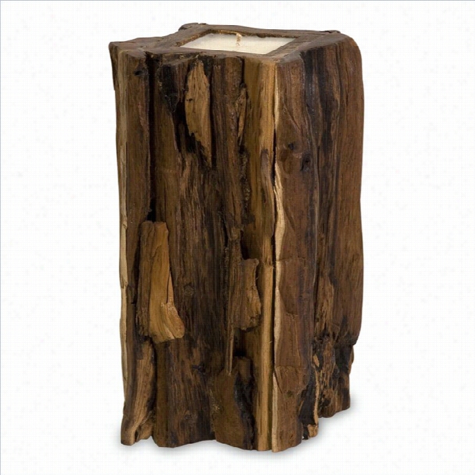 Imax Corloratio Nlarge Teakwood Candle