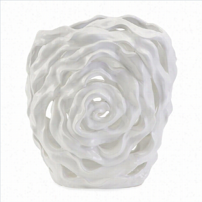 Imax Corporation Rebecca Cutwork Flower Vase