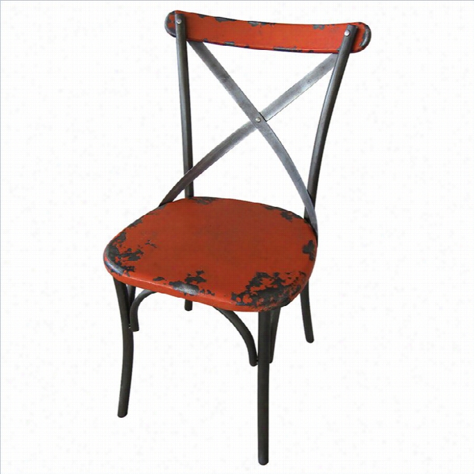 Moe's Bali Dining Chair In Orange