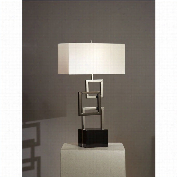 Nova Lighting Cuadros Tqble  Lamp In Chrome