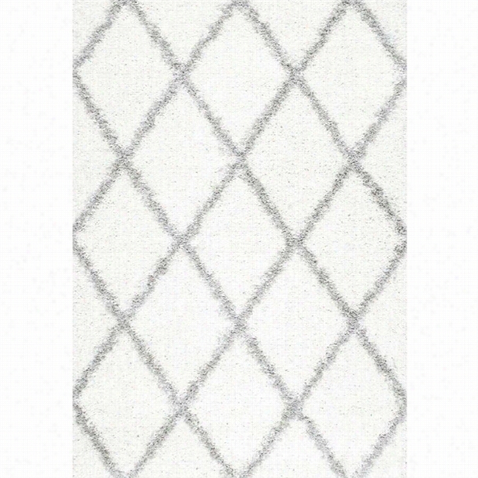 Nuloom 6'7x  9' Shannas Haggy Rug In White