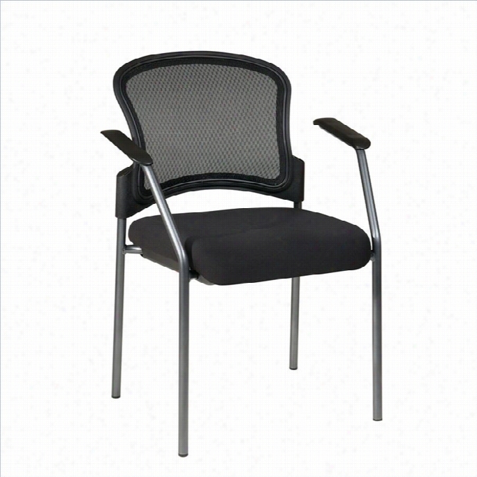 Office Star Progrid Contour Back Gest Chair With Arms In Ocl
