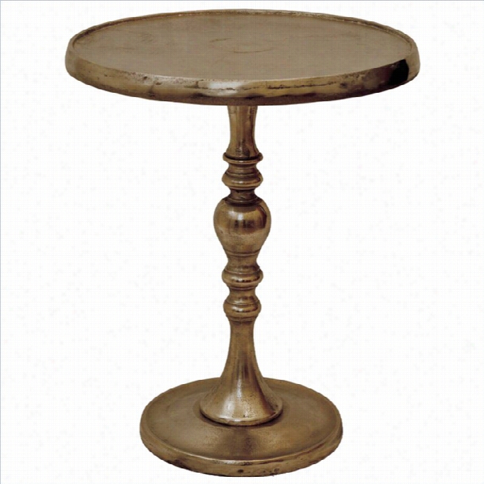Renwil Ormina Decorative Rond Table In Nickel