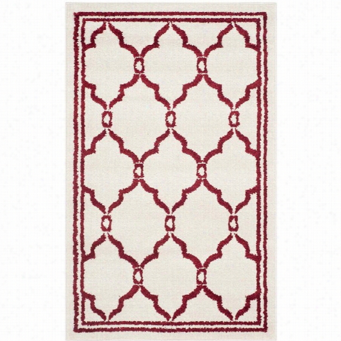 Safavieh Ajherst Ivory Indoor Outdoor Ruug - Runner 2'6 X 4'