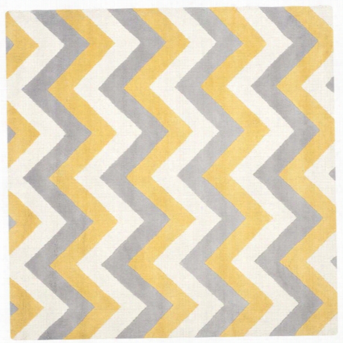 Safavieh Cambridge Grey Transitional Rug - Square 6'