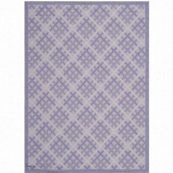 Safavieh Coourtyard Lilac Indoor Outdoor Rug - 2'7 X 5'