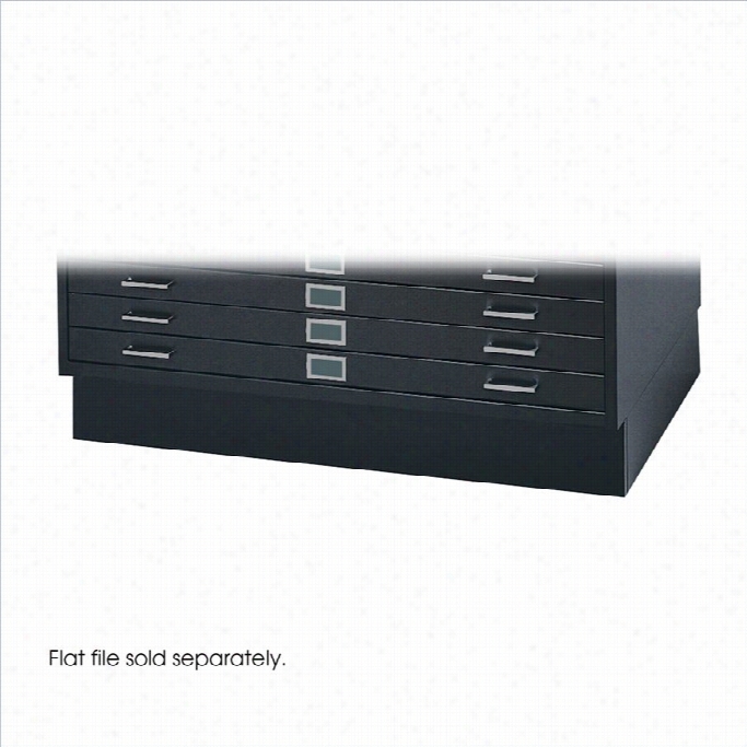 Safcp Metal Closed Low Mean For 9498 Flat Files Cabinet In Black