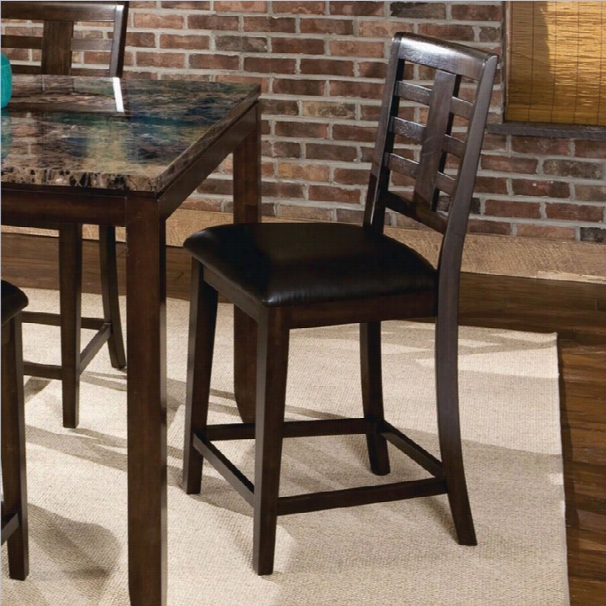 Support Furniture Bellla 24 Barstool In Chocolate Cherry