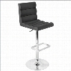 Lumisource Autoo 24-32 Bar Stool in Black