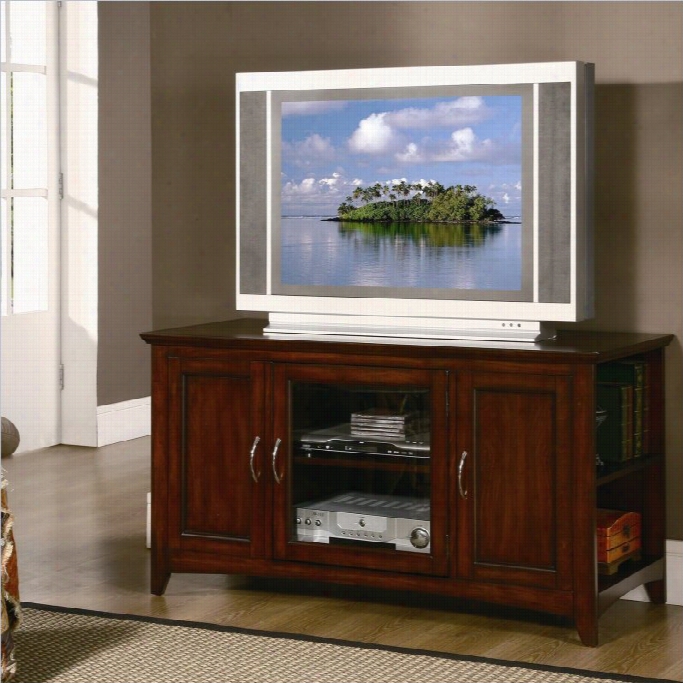 Trent Home Ian Lynman 48 Rta Tv Stand In Cherry Finish