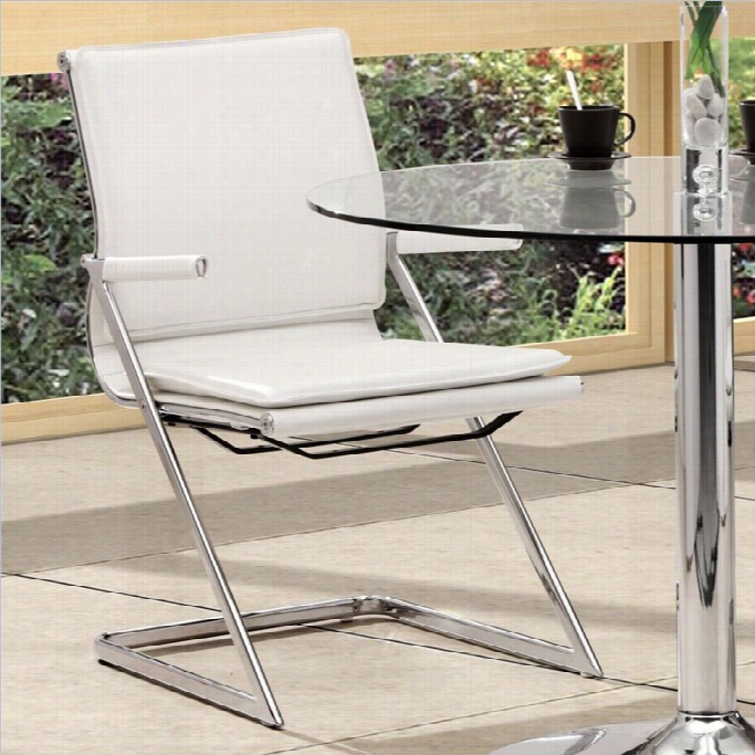 Zuo Ider Plus Conference Guest Chair In White